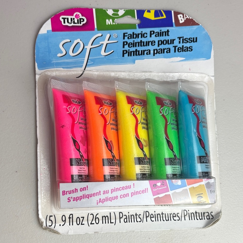 Tulip Soft Fabric Paint Set - Vibrant Colors
